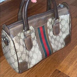 Vintage Gucci mini bag with brand print